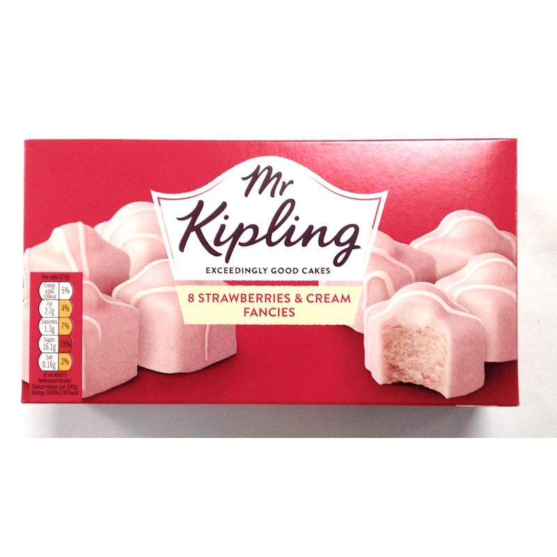 Mr Kipling Strawberry and Cream Fancies