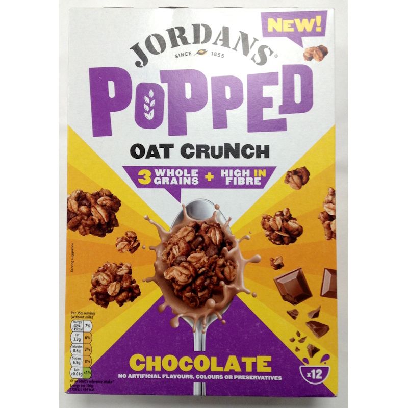 Jordans Popped Oat Crunch Chocolate