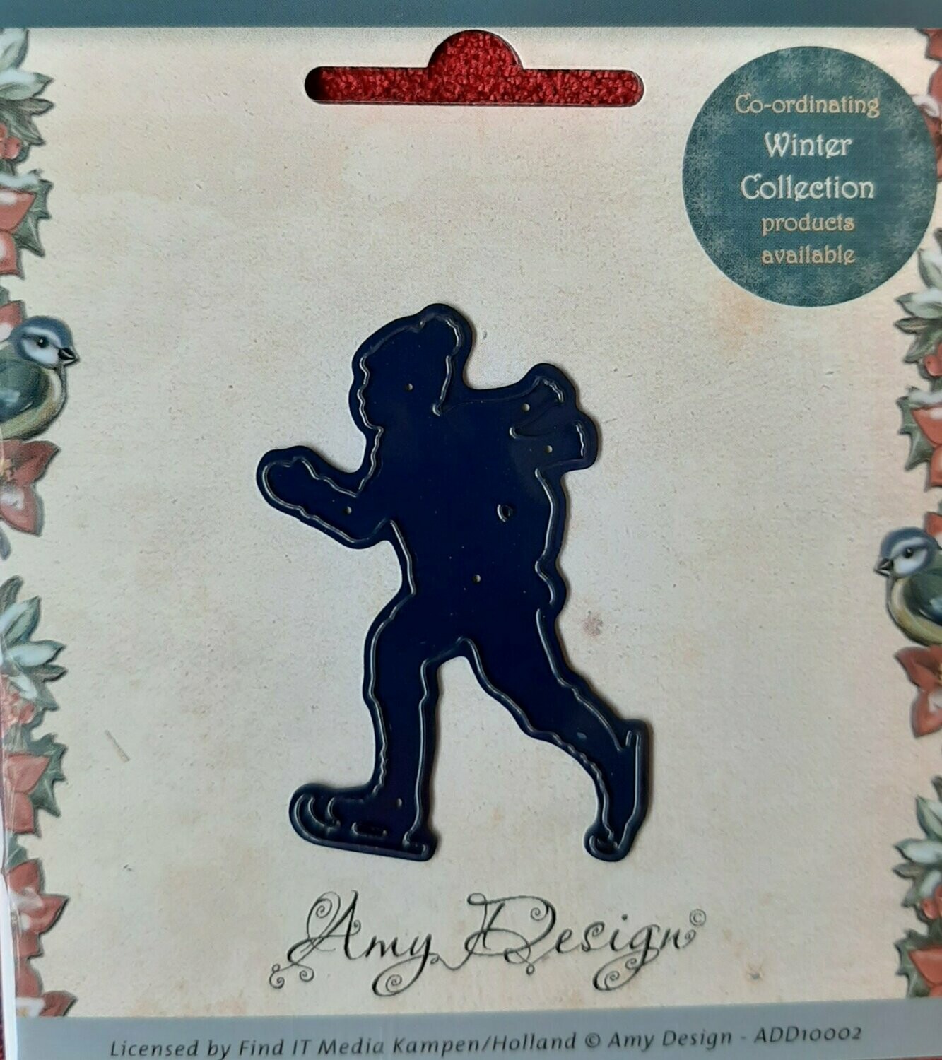Snijmal schaatser / Die skater