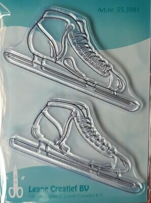 Clear stamps redens/ schaatsen / ice skates