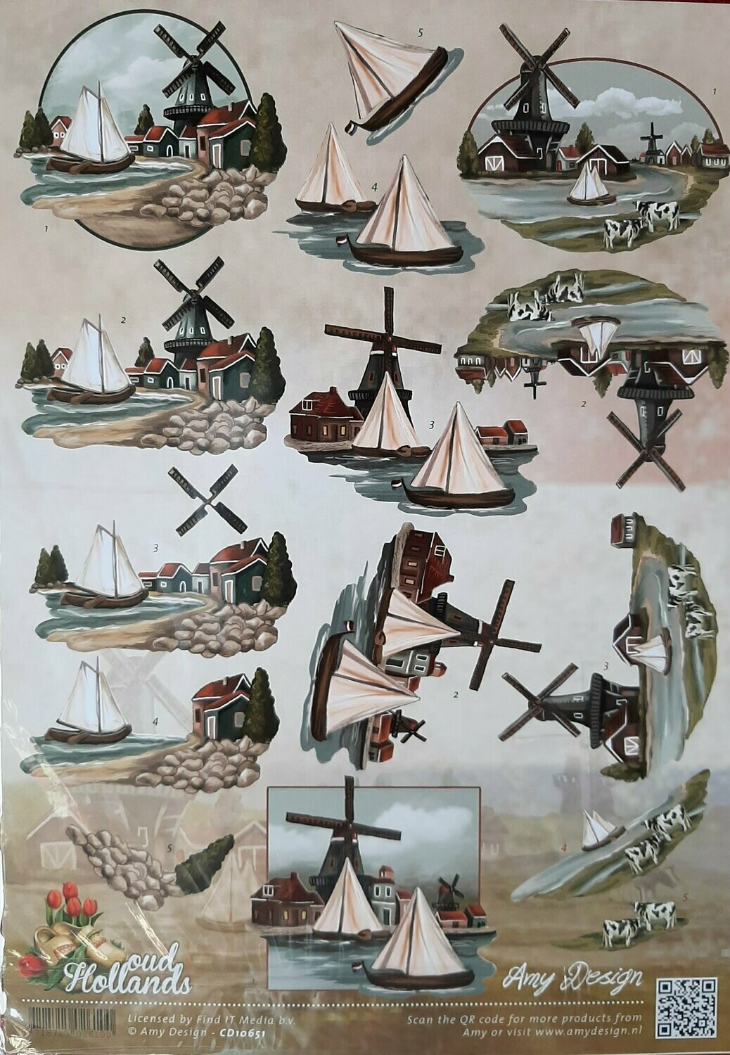 Knipvel/ Decoupage 03 A4