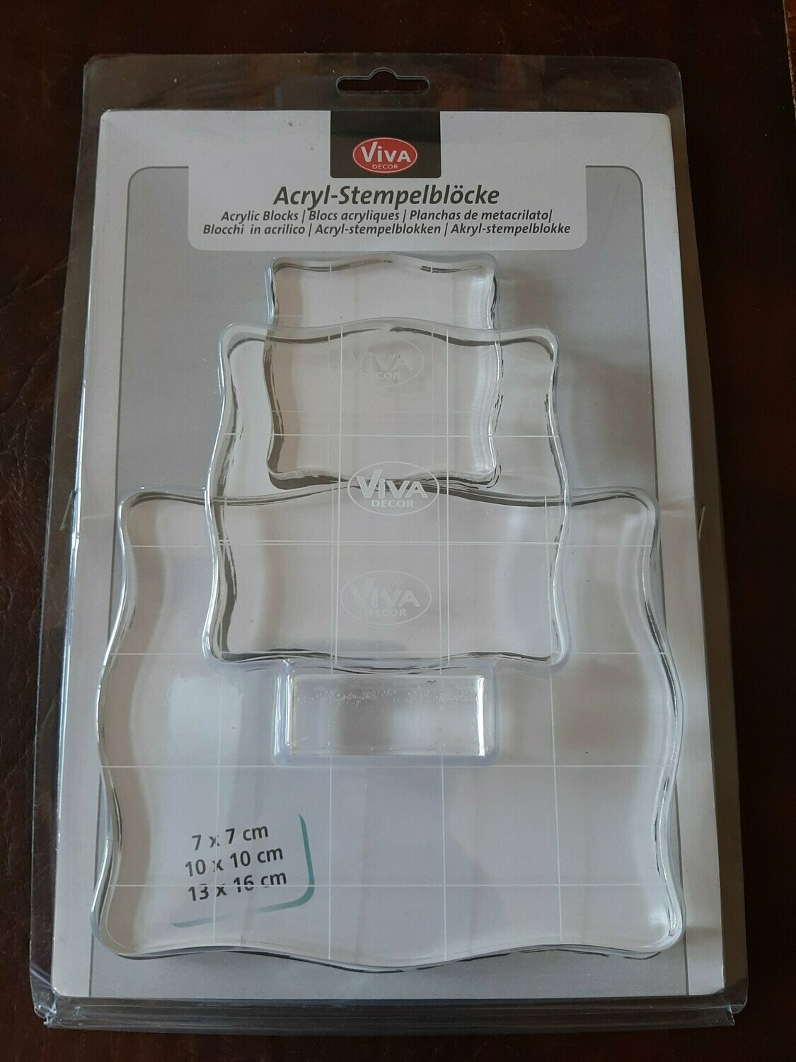 Stempelblokkenset / acrylic blocks