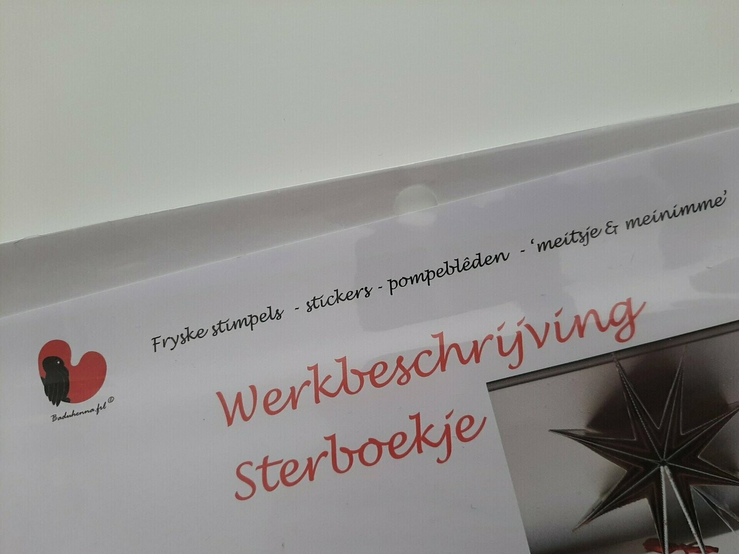 Pakket Stjerboekje / Pakket sterboekje/ Material DIY starbooklet