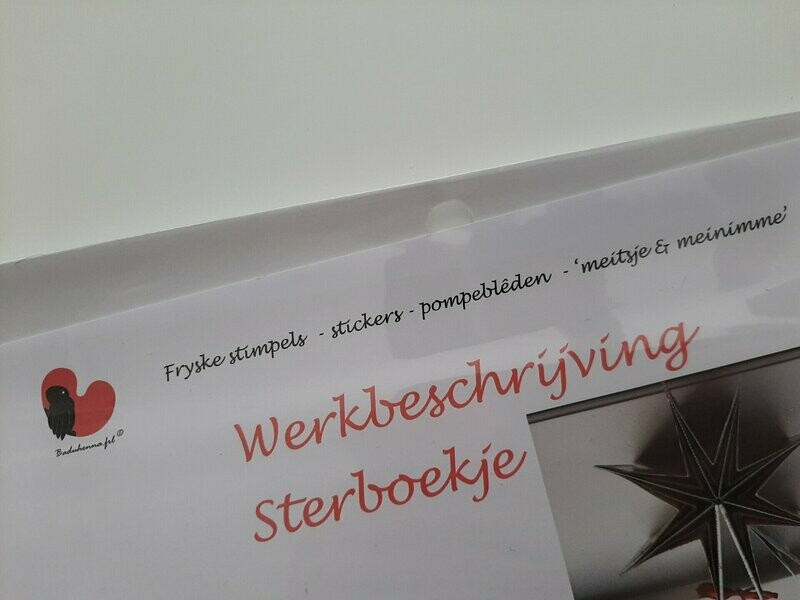 Pakket Stjerboekje / Pakket sterboekje/ Material DIY starbooklet