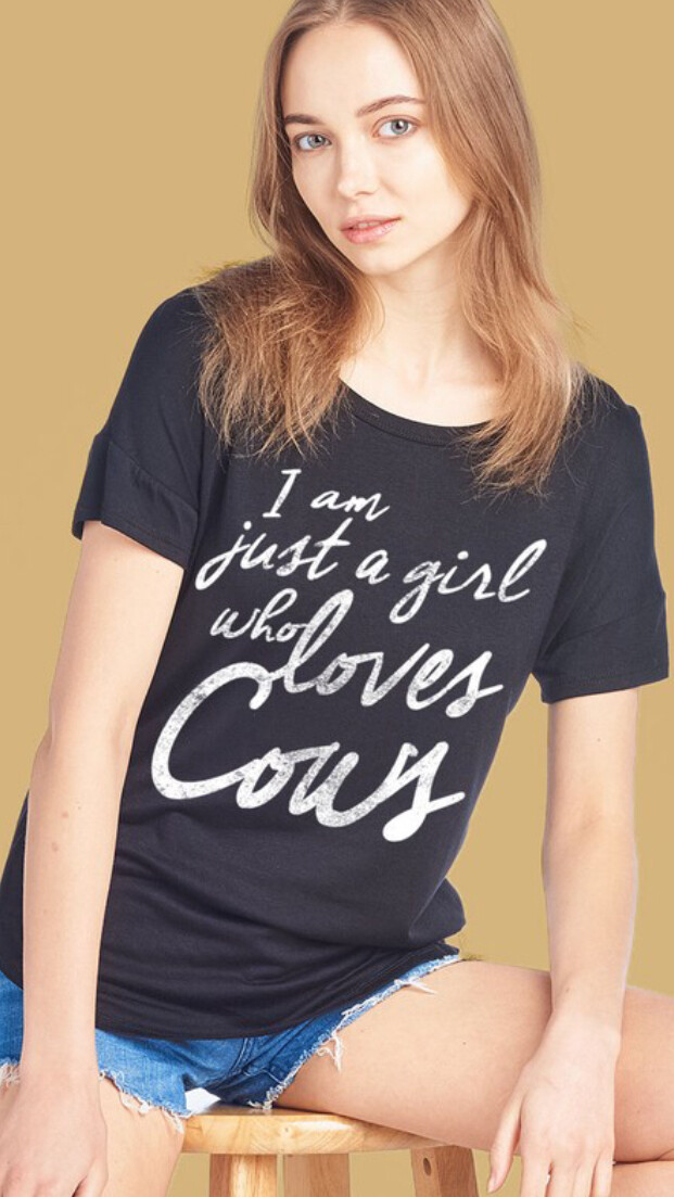 I am jst grl loves cows