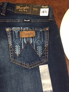 AAC - Wrangler Mae-Aztec Mid-Rise 5 Pocket Trouser