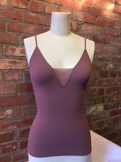 AAC - Seamless Ribbed Spaghetti Strap Top