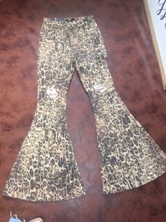 AAC - A Shiny Leopard Went By - High Waist Jeans