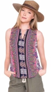 AAC - Dreaming of Color - V-Neck Sleeveless Top