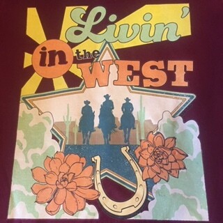 AAC - Livin' In The West! - Tee Shirt