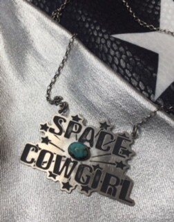 AAC - Space Cowgirl - Sterling/Turquoise Necklace