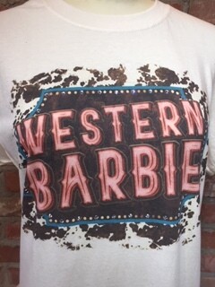 AAC - Western Barbie - Bling Tee Shirt