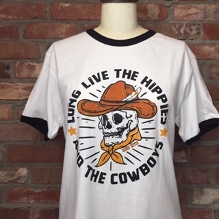 AAC - Long Live Hippies and Cowboys - Ringer Tee