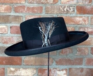 AAC - COTE in Black - Black Felt Hat