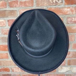 AAC - COTE in Black - Black Felt Hat
