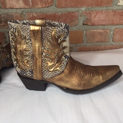 AAC - Old Gringo Virden Booties - Gold 