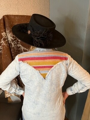 AAC - Western Sunset (Long Sleeve Blouse)