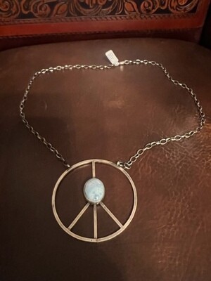 AAC - Golden Hills Turquoise - Peace Out Necklace