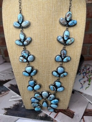 AAC - Golden Hills Turquoise Necklace/Earrings Set