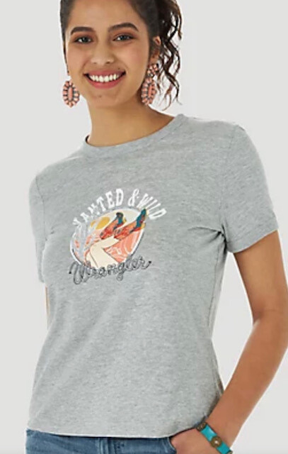 AAC - Wanted &amp; Wild - Wrangler Graphic Tee
