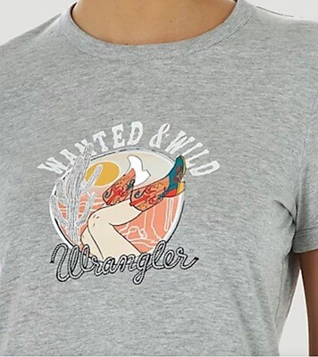 AAC - Wanted &amp; Wild - Wrangler Graphic Tee