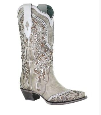 AAC- Corral Women's Overlay Studded Western Boots