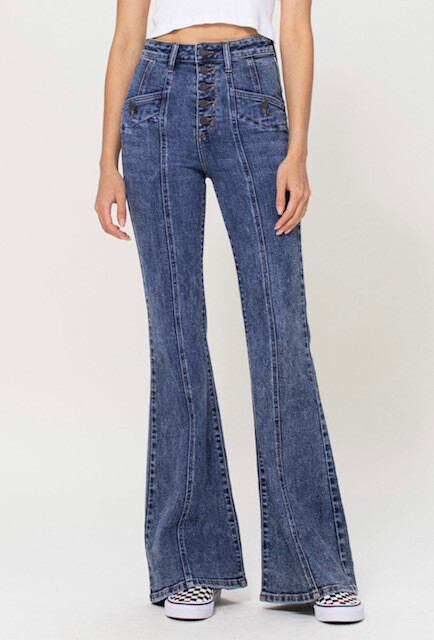 AAC -  Groovy Girl - High Rise Flare Jeans