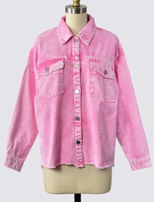 AAC - Pink Energy Denim Jacket