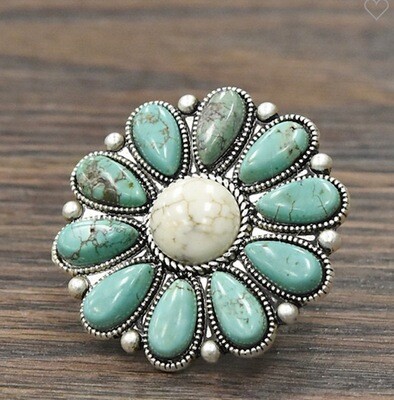 AAC - Adjustable Turquoise Ring