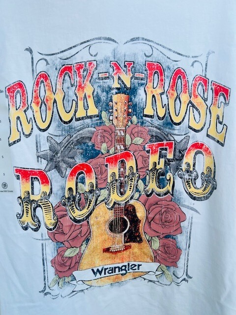Wrangler Retro Graphic Tee - Rock - N - Rose