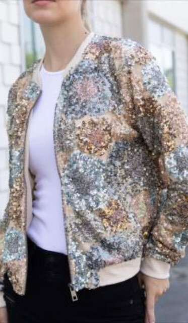 Multi Color Sequin PS - Bomber Jacket