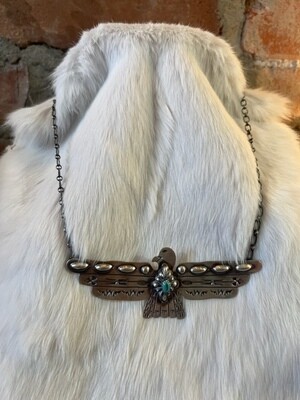 Thunderbird Necklace - Handmade - Navajo