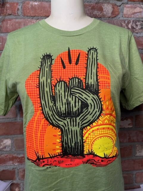 Rock On Cactus Graphic Tee