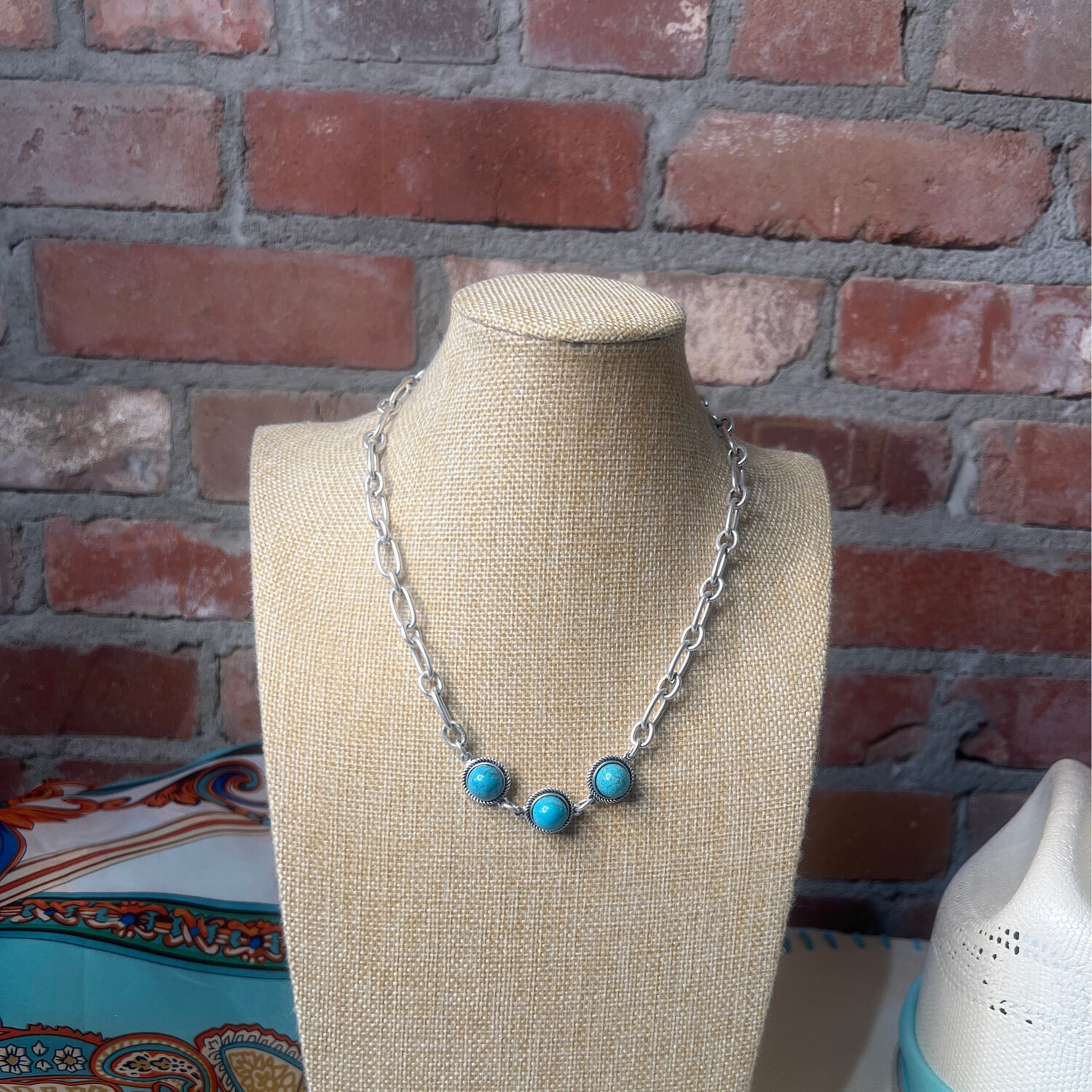 AAC - The Maverick - Faux Turquoise Necklace