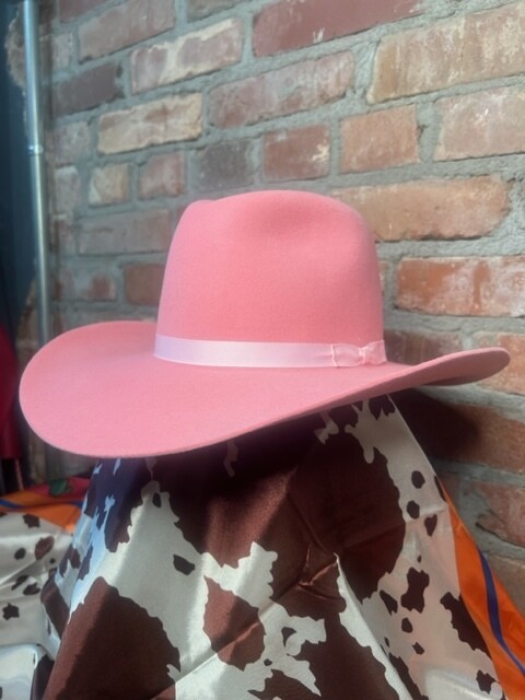 Cotton Candy Cowgirl - Wool Felt Western Hat