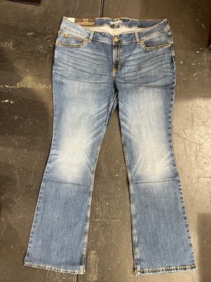Wrangler Women's Plus Size Bootcut Jeans 09PWZKM