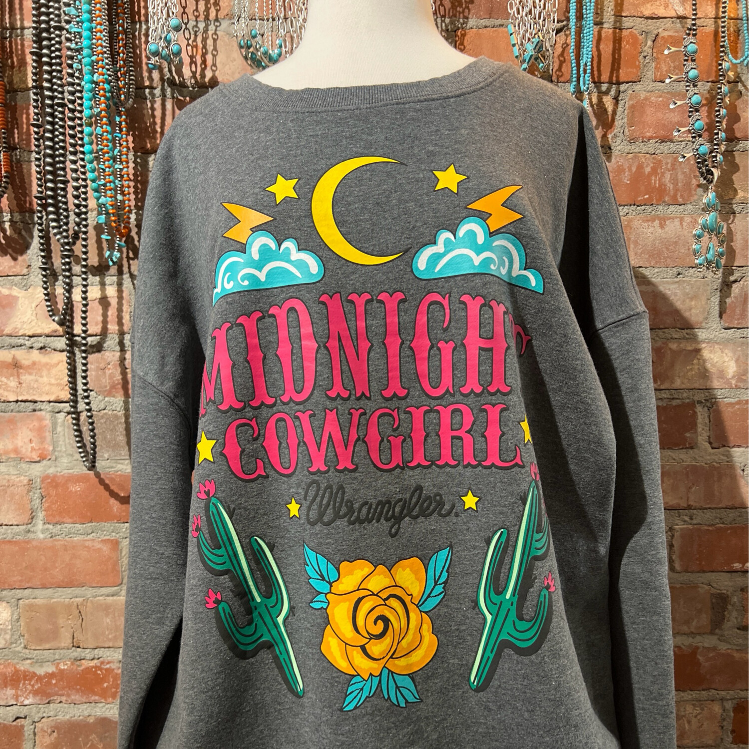 Midnight Cowgirl Oversize Sweatshirt