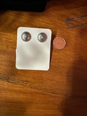 Tiny Sterling Silver Earrings