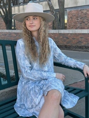 Coastal Cowgirl Dress - Blue Waters