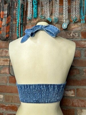 Halter Denim Dream - Top