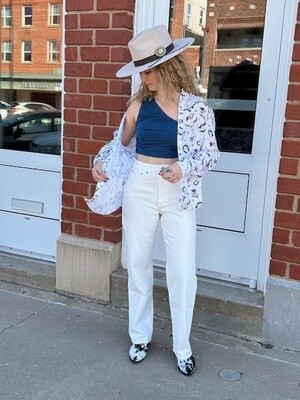 Perfect White Jeans - Relaxed Straight Leg