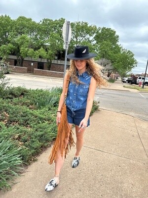 Wrangler Sleeveless Stars &amp; Strips - Denim