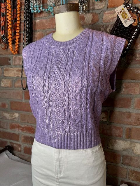 What Rhymes With Lavender - Sleeveless Sweater