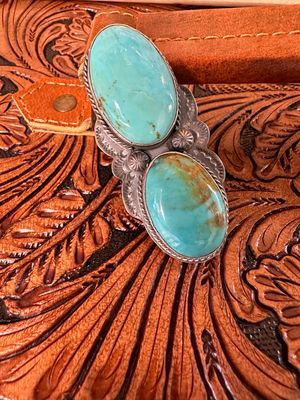 Ring - Size 11 - S/S Kingman Turquoise