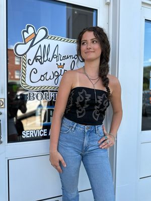 Boot Stitch Tube Top