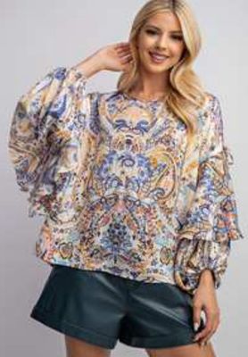 Blue Comfort Top