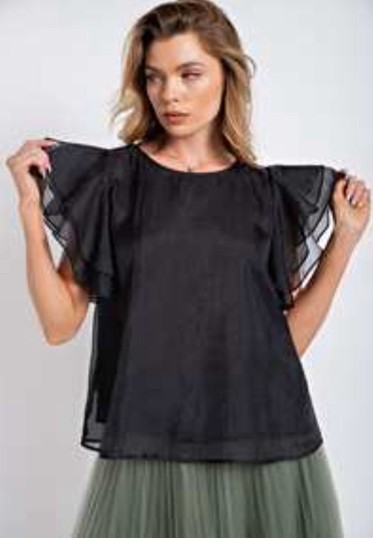 Sleeveless Woven Top
