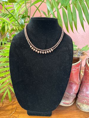 Copper Color 2 Strand NP Necklace 15&quot;