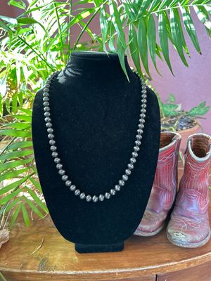 24&quot; Long 10mm Bead Necklace