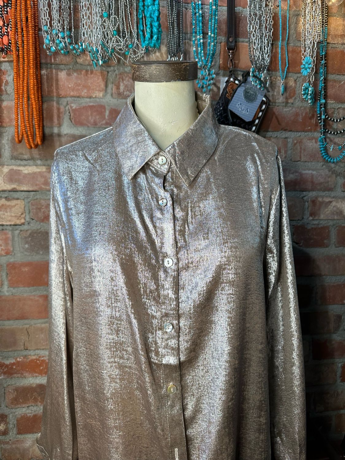 Shimmer In Champagne - Blouse